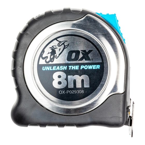 OX PRO SS TAPE MEASURE - 8MTR