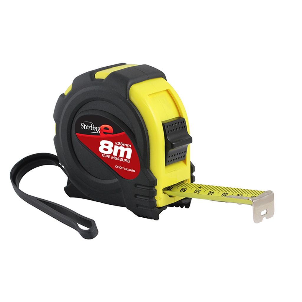 STERLING E 8m x 25mm METRIC TAPE