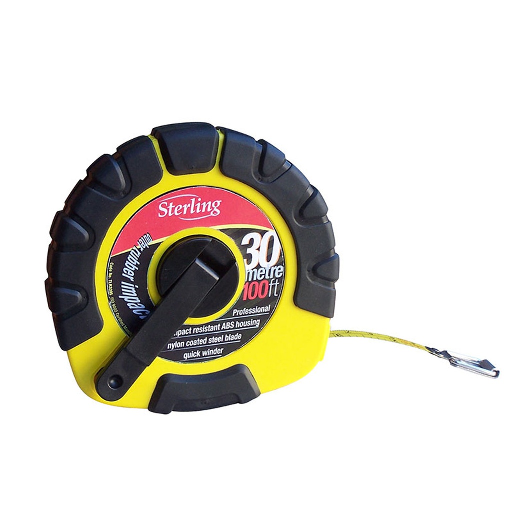 STERLING STEEL CLOSED REEL 30MTR METRIC