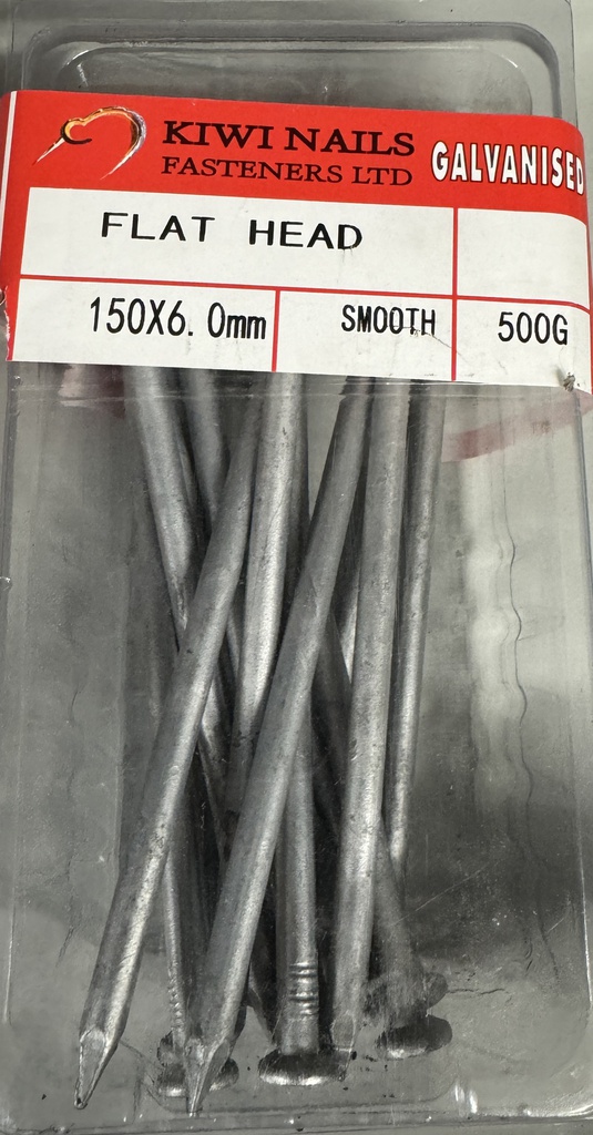 NAIL 500g 150 x 6.0mm  GALV FH