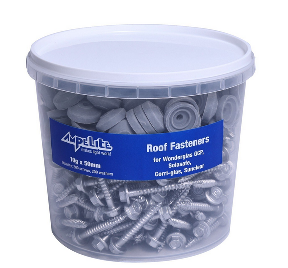 SUNCLEAR ROOF FIXING SCREWS 50mm  (200)