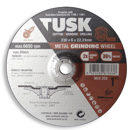 TUSK METAL C/WHEEL 180x1.6x22.23
