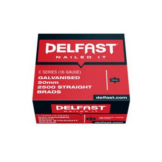 DELFAST GALV FINISHING STRGHT 50mm 2500