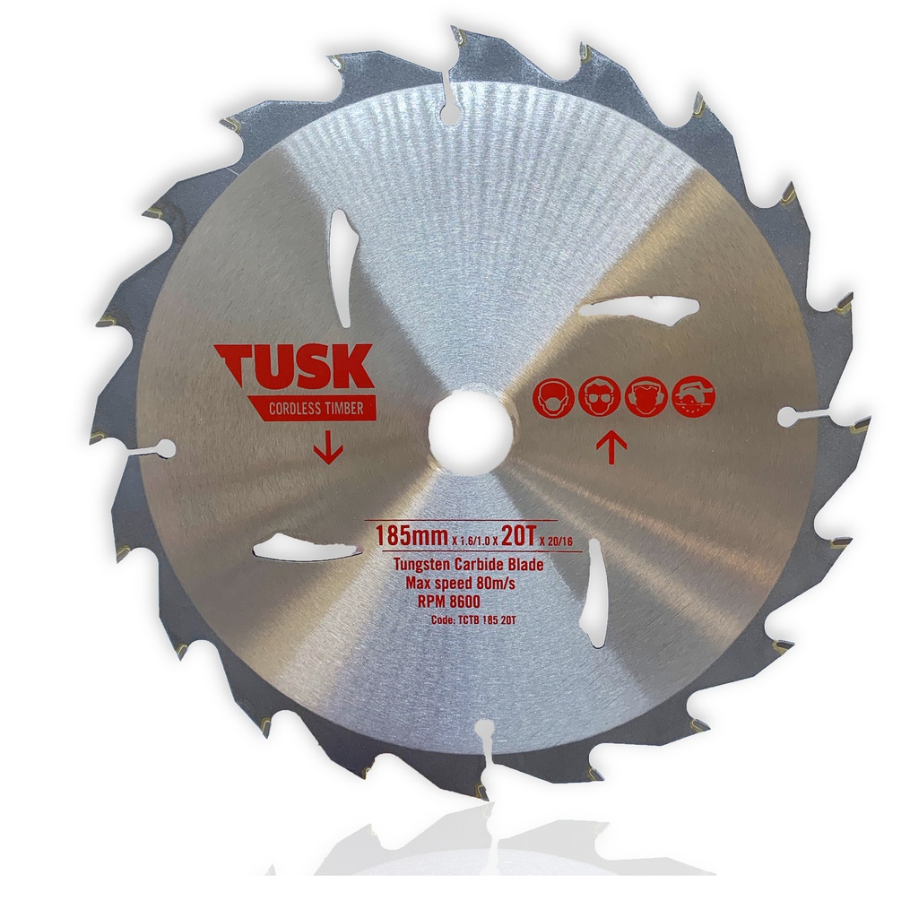 TUSK CORD/BLADES 185x1.6/1.0x20Tx20/16