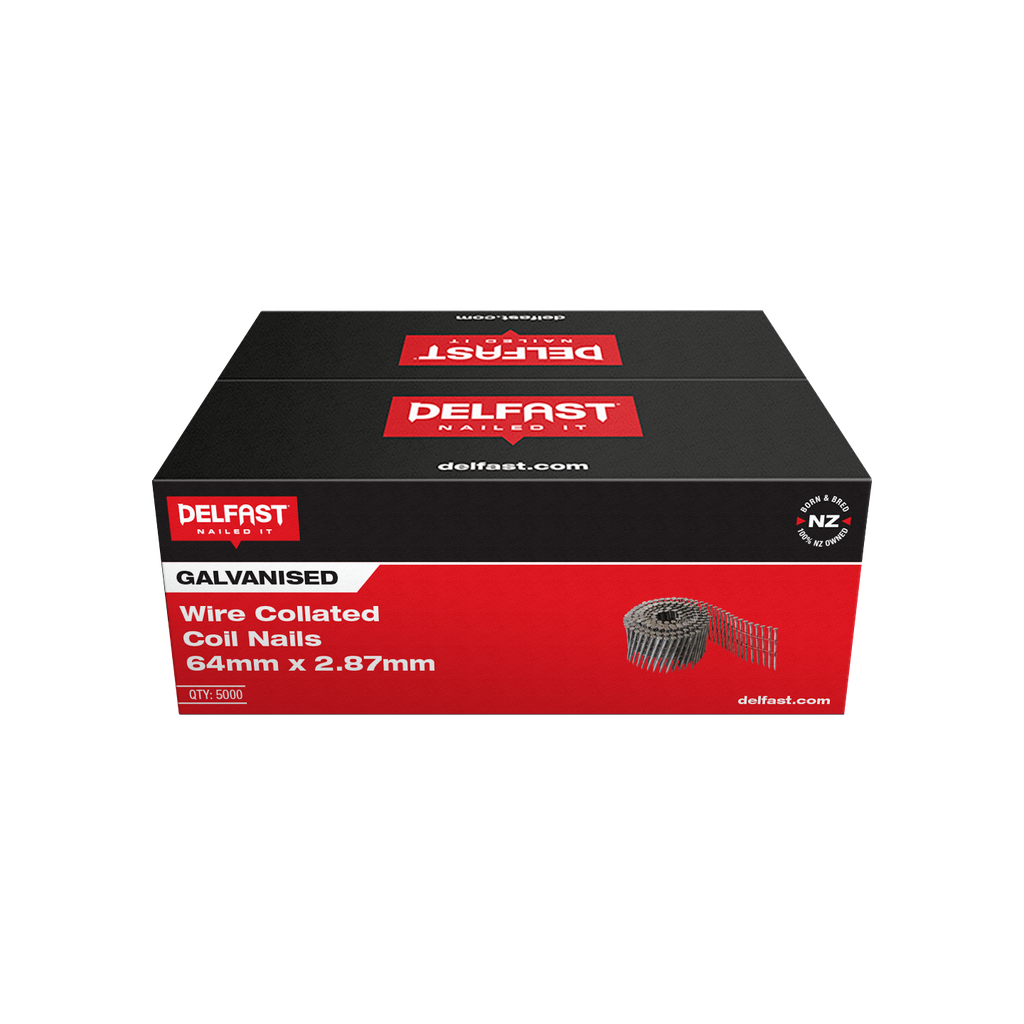 DELFAST COIL 64 x 2.87mm RING GALV(5000)