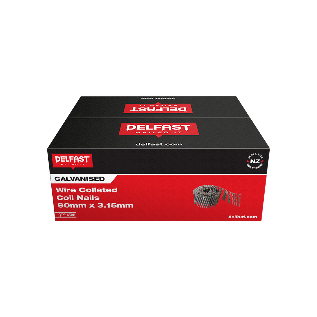 DELFAST COIL 90 x 3.15mm RING GALV(4500)