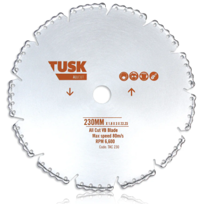 TUSK VB ALL CUT BLADE 230x1.8x3x13Tx22.2