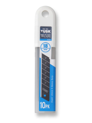 TUSK 18mm SNAP OFF HOOK BLADE 10PC PACK