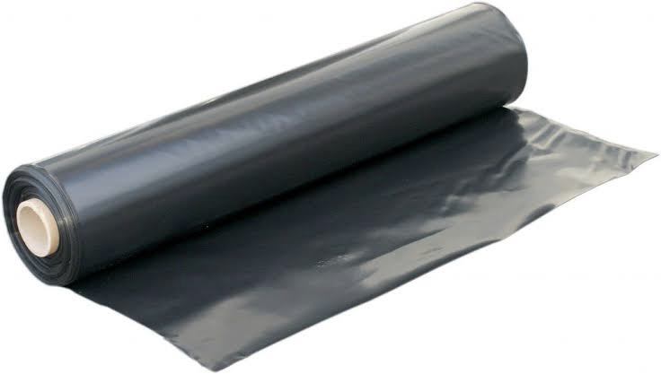 POLYTHENE BLACK 250mu 4m x 50m (200sqm)
