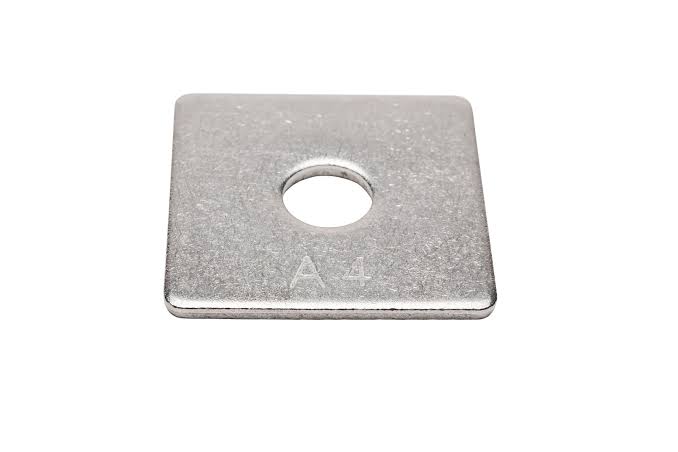 WASHER SQ M20 X 50 X 50 X 3mm S/S