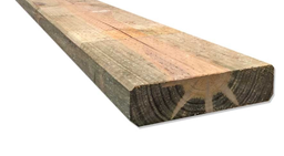 [338600] RETAINING H4 ARRISSED EDGE 150x50x6.0MTR