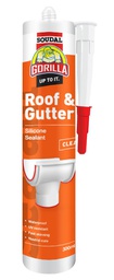 [19700] SOUDAL GORILLA ROOF &amp; GUTTER SILICONE SEALANT 300ML CLEAR